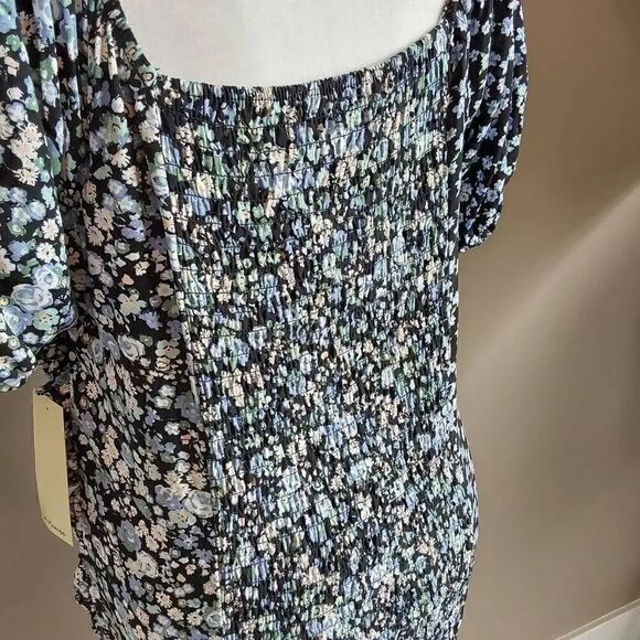 LaMamba Live to be Spoiled Juniors Dress Sz XXL Black Floral - Picture 4 of 12